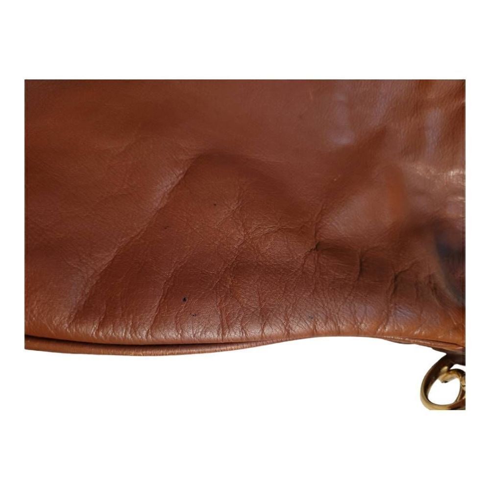 Gucci Vintage Diana Leather Shoulder Bag English Tan 10" x 12" x 4" Lightly Love - Picture 6 of 16